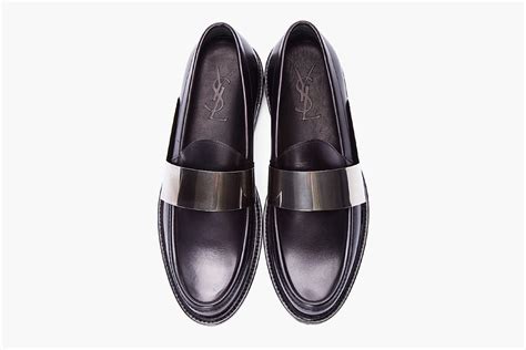 black ysl loafers|ysl loafers men's.